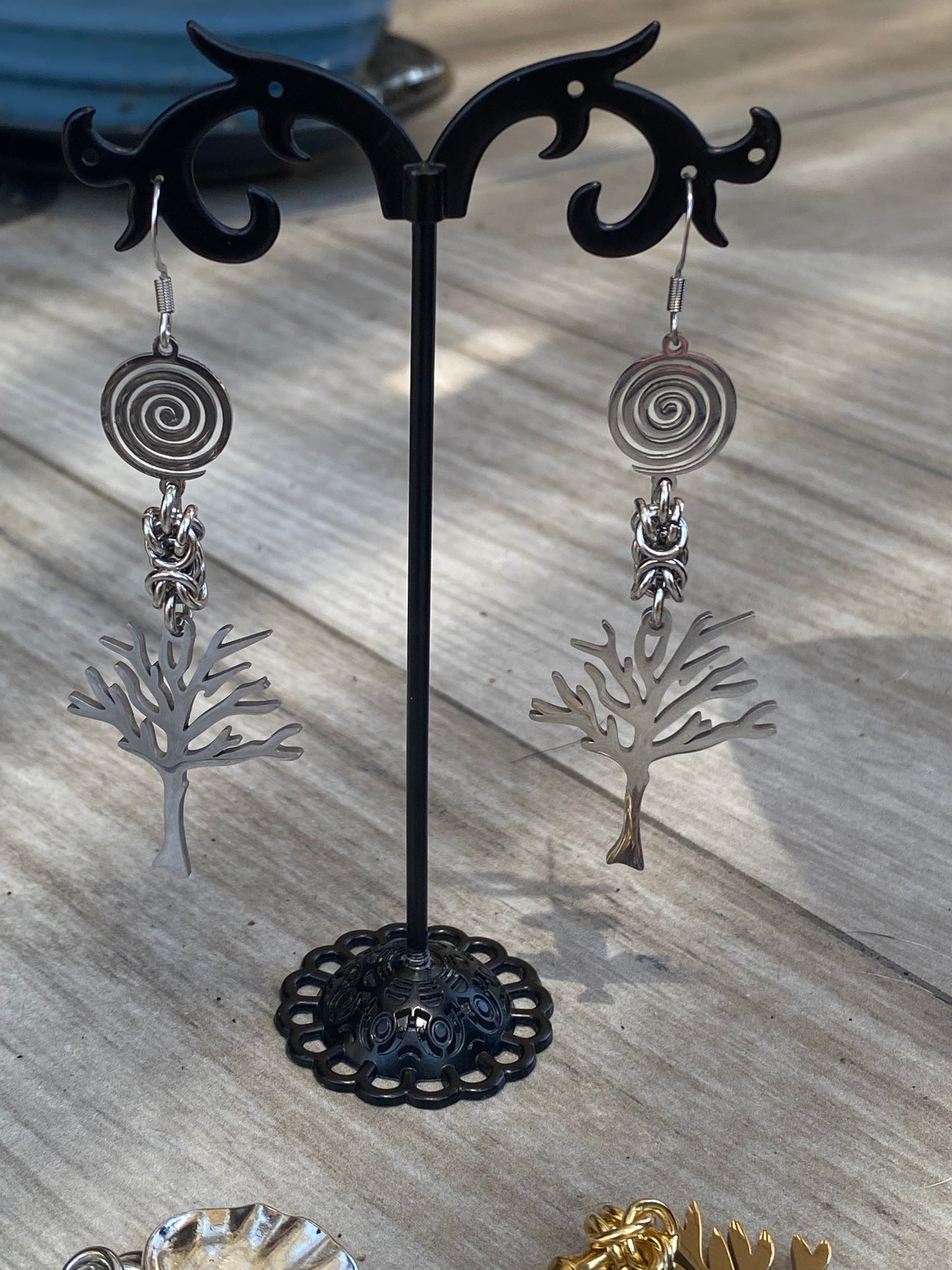 ‘Woah(Mind In Awe)Remix’ Xxxtentacion Inspired Chainmail Earrings
