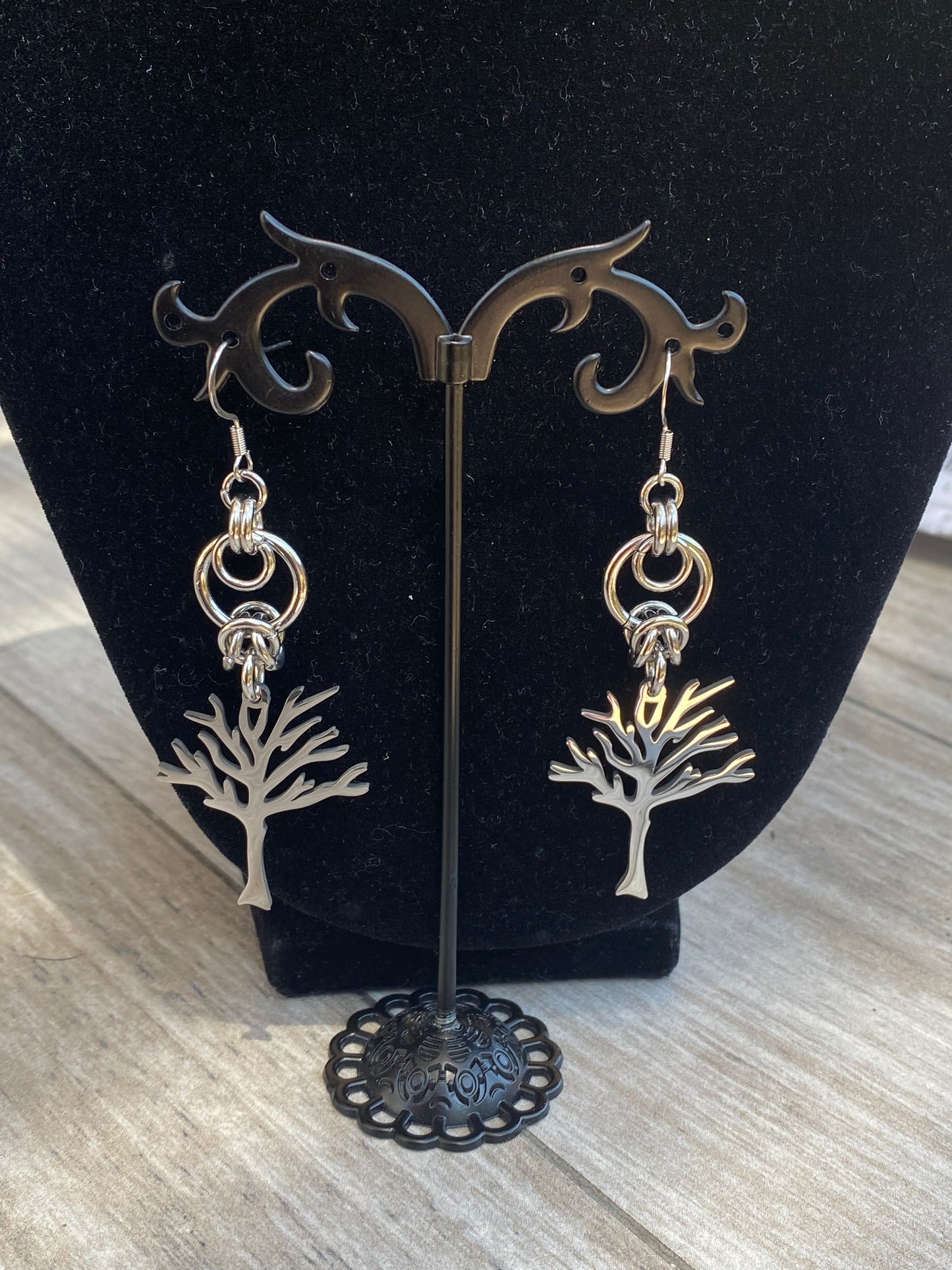 ‘Tree of Life’ Xxxtentacion Inspired Chainmail Earrings