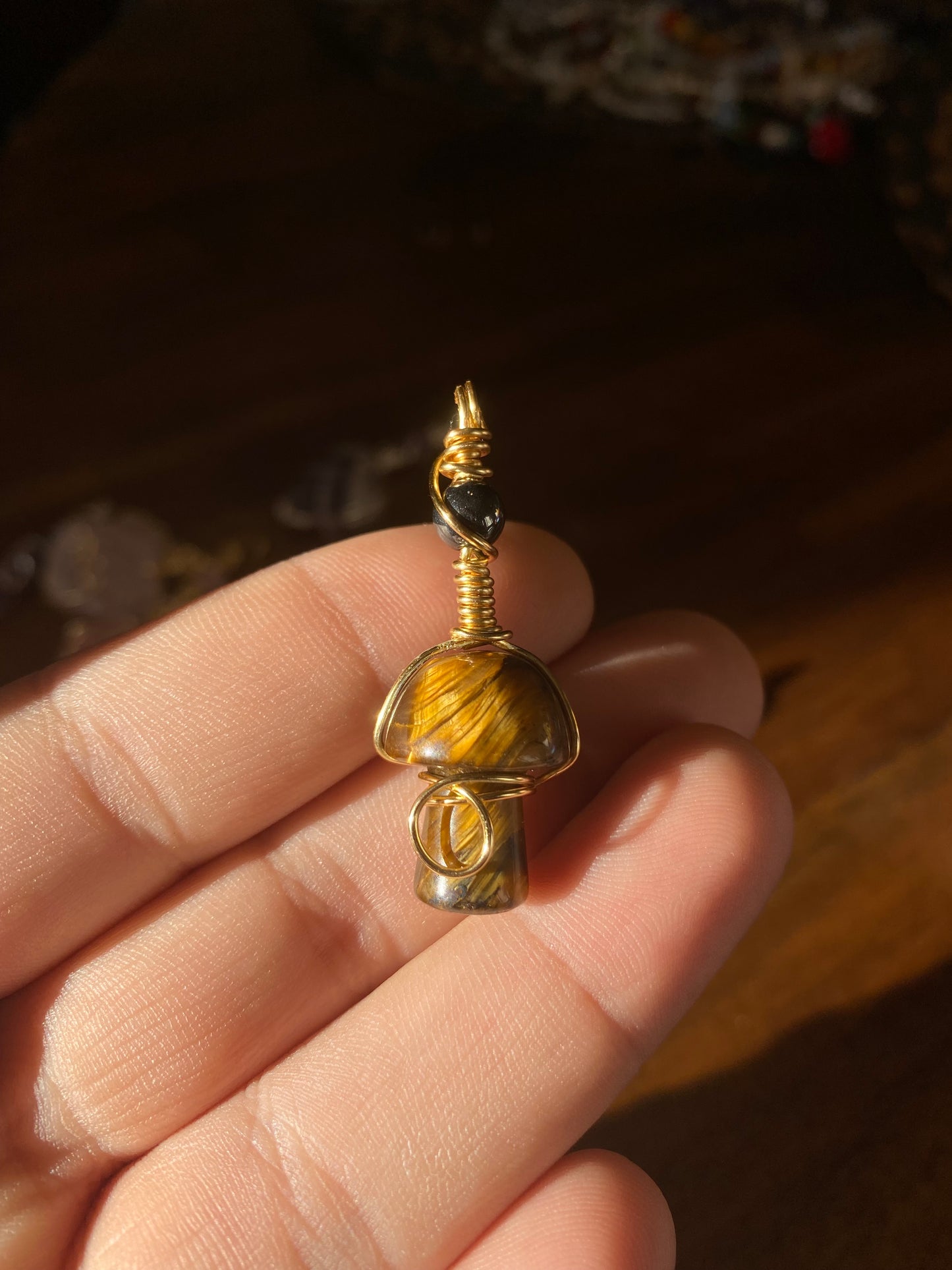 Crystal Wire Wrapped Pendants