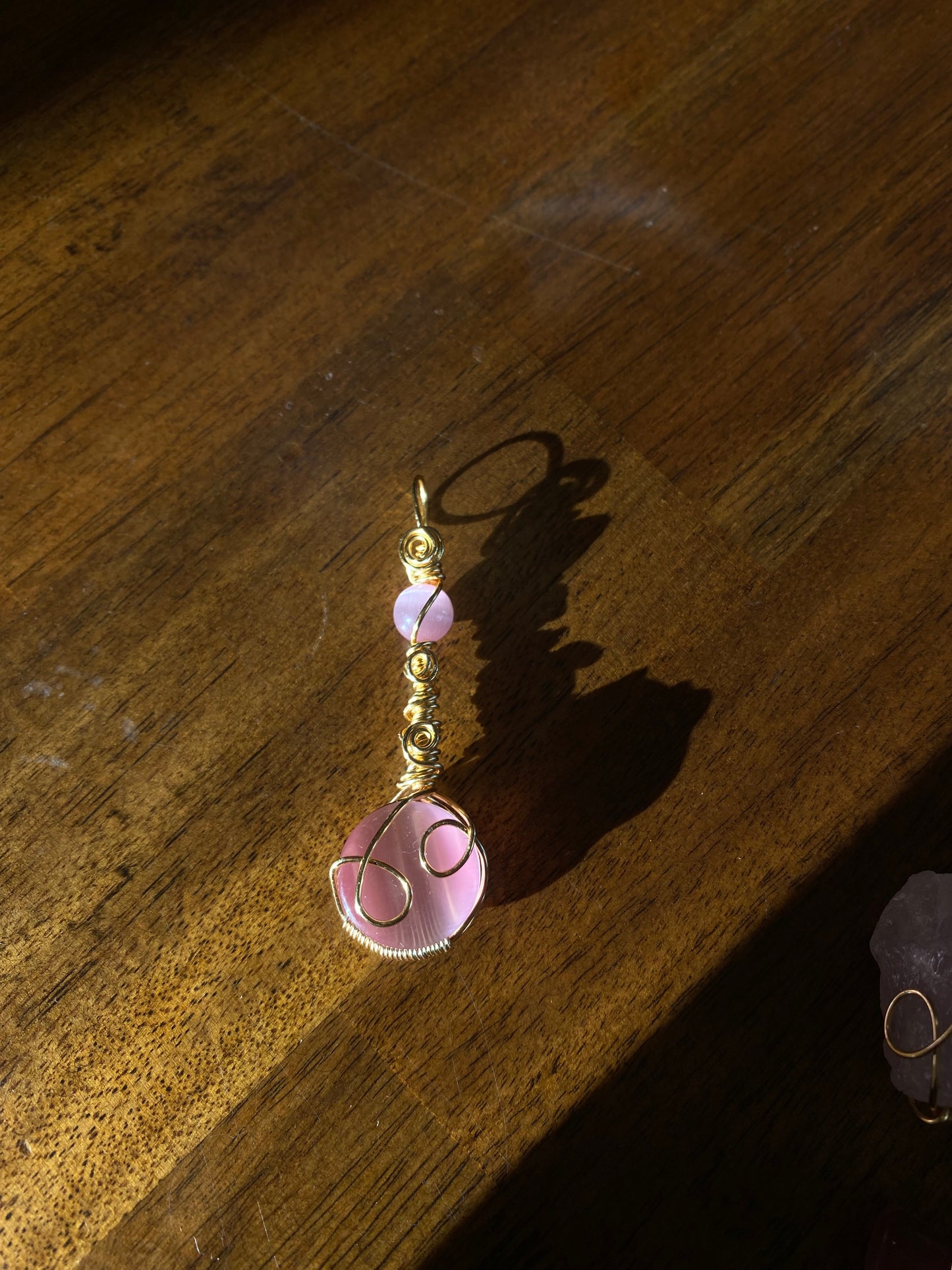 Crystal Wire Wrapped Pendants