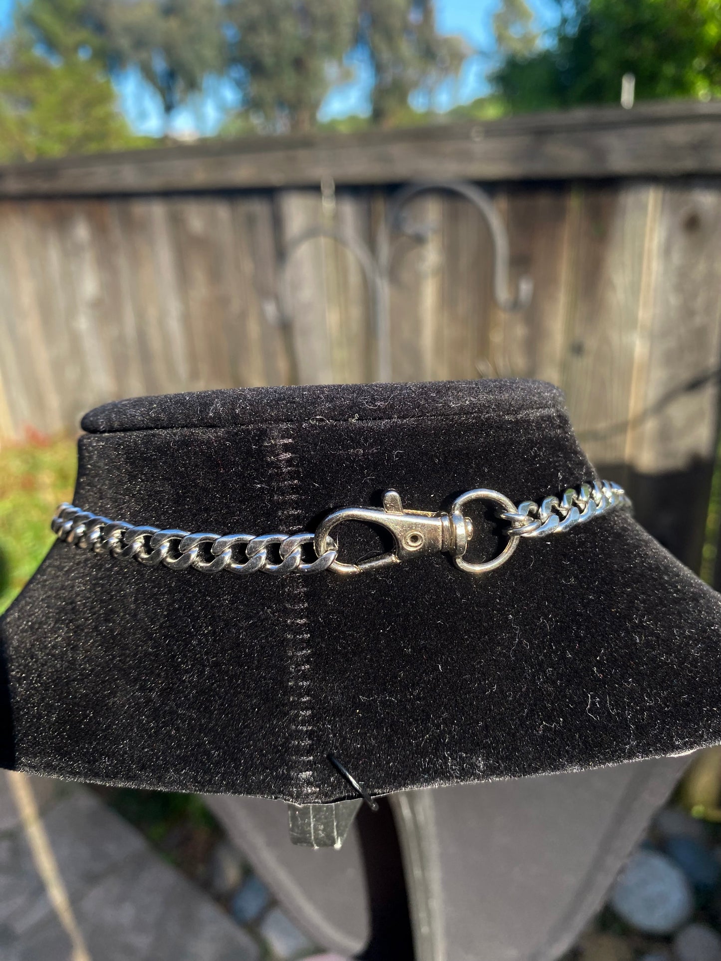 Blue Relic ‘Pocket’ Watch Chainmaile Star Necklace