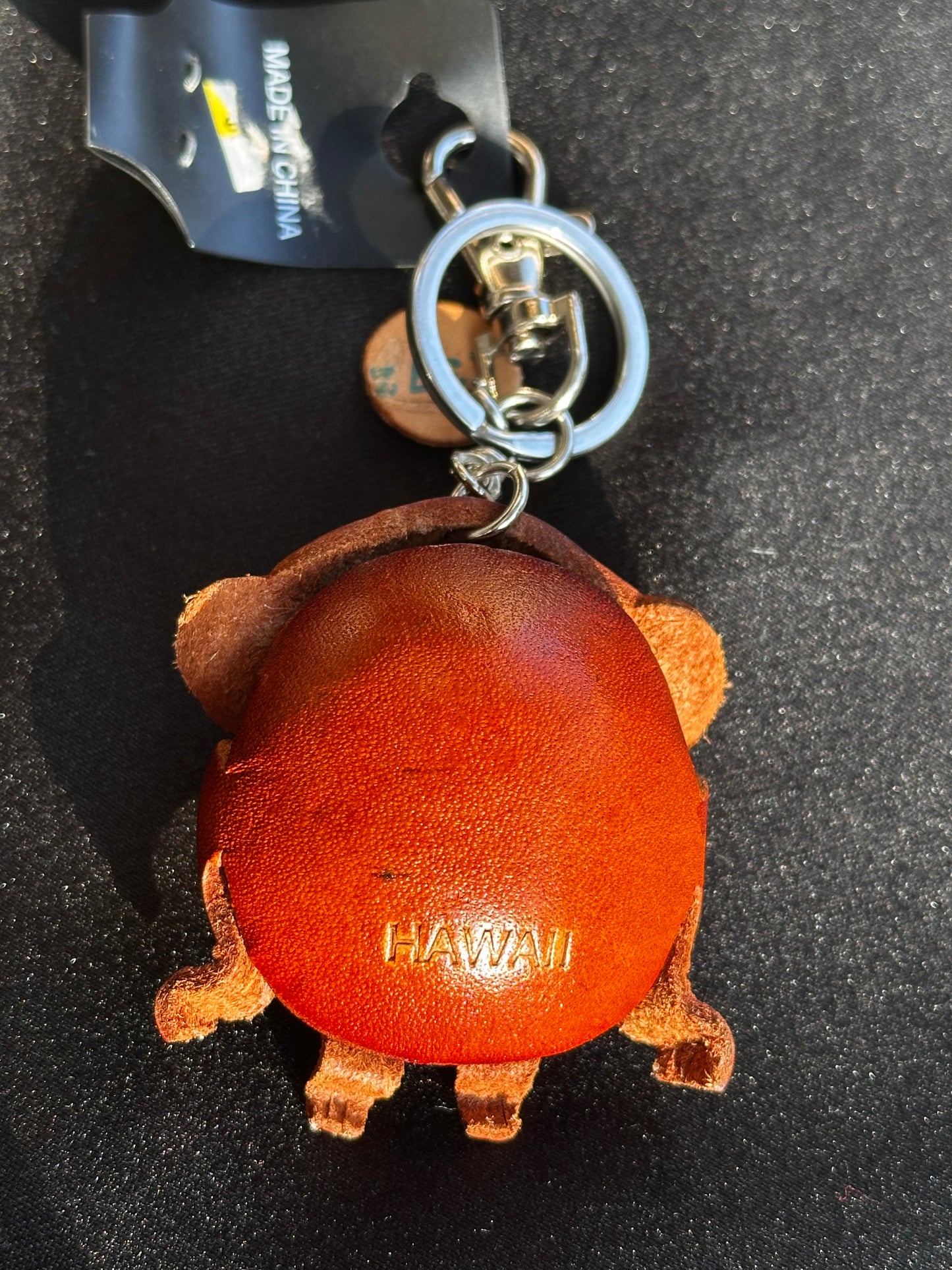 “George the monkey” Leather Monkey Keychain from Hawaii