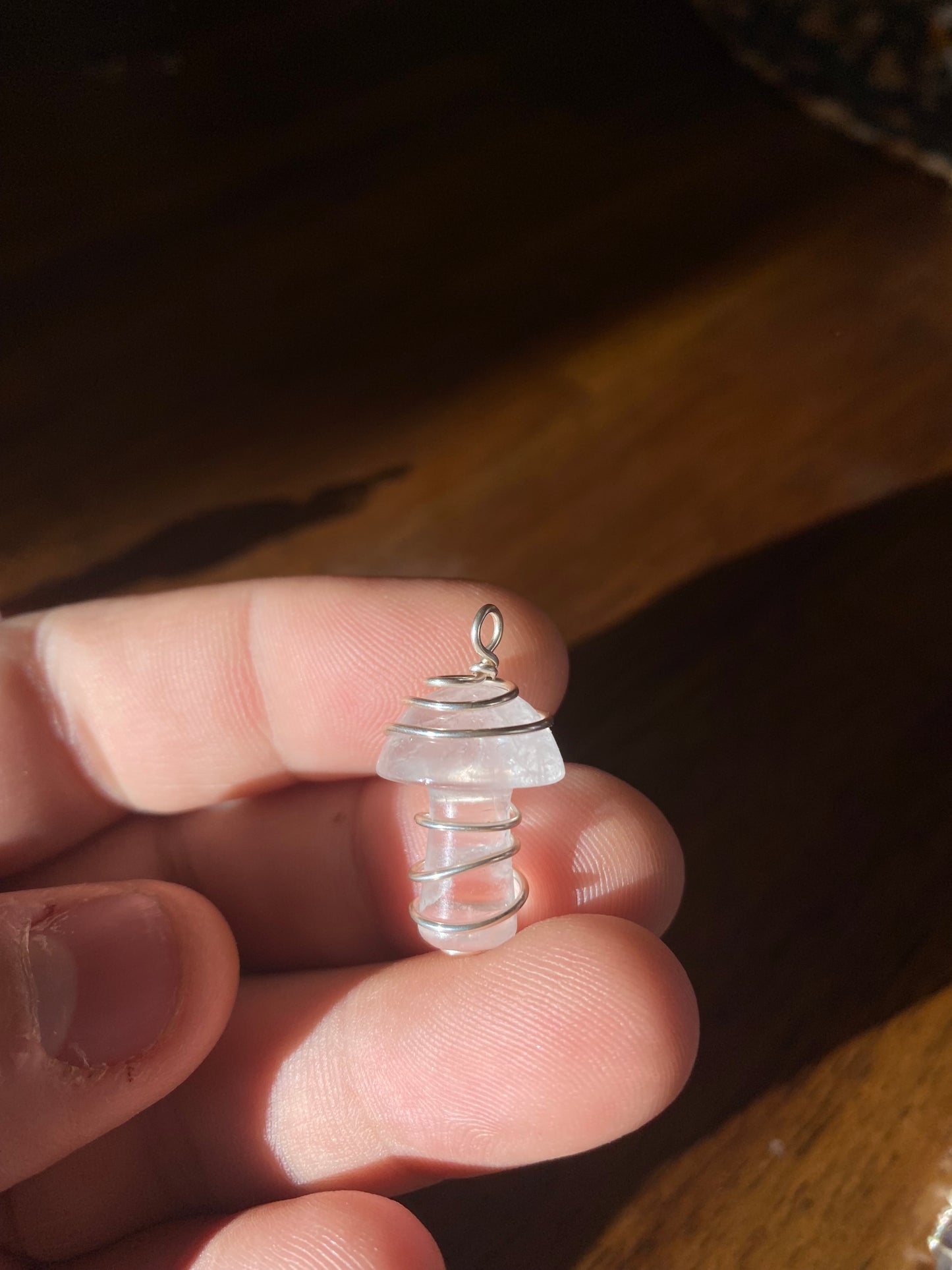 Crystal Wire Wrapped Pendants