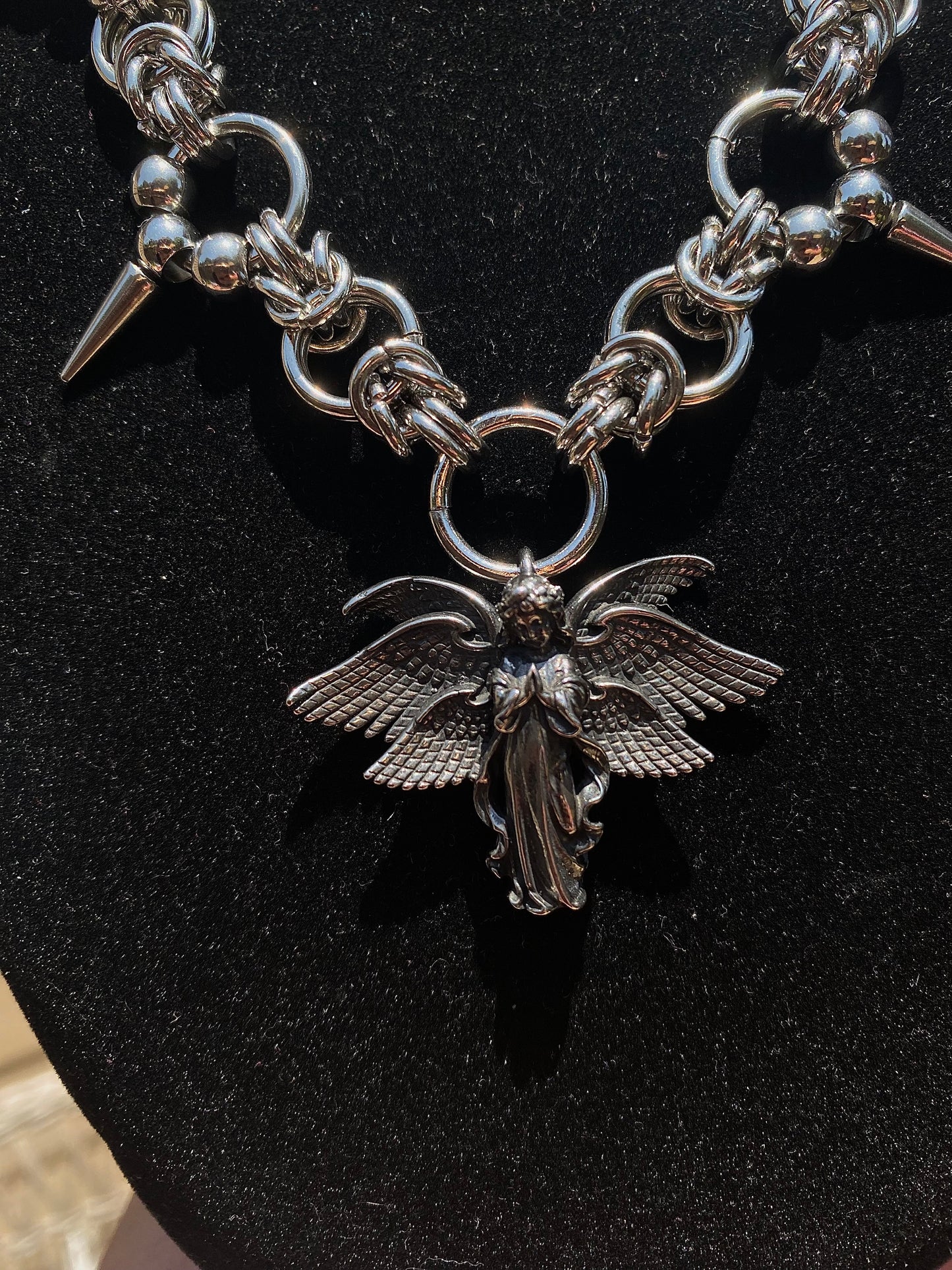 ‘WingRiddenAngel’ Xxxtentacion Inspired Chainmail Necklace