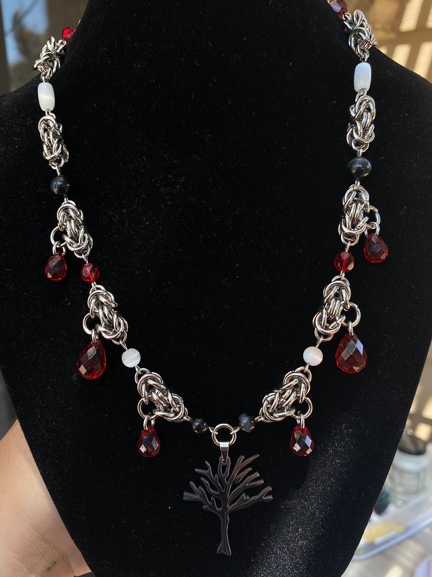 ‘Members Only Vol.4’ Xxxtentacion Inspired Chainmail & Beaded Necklace