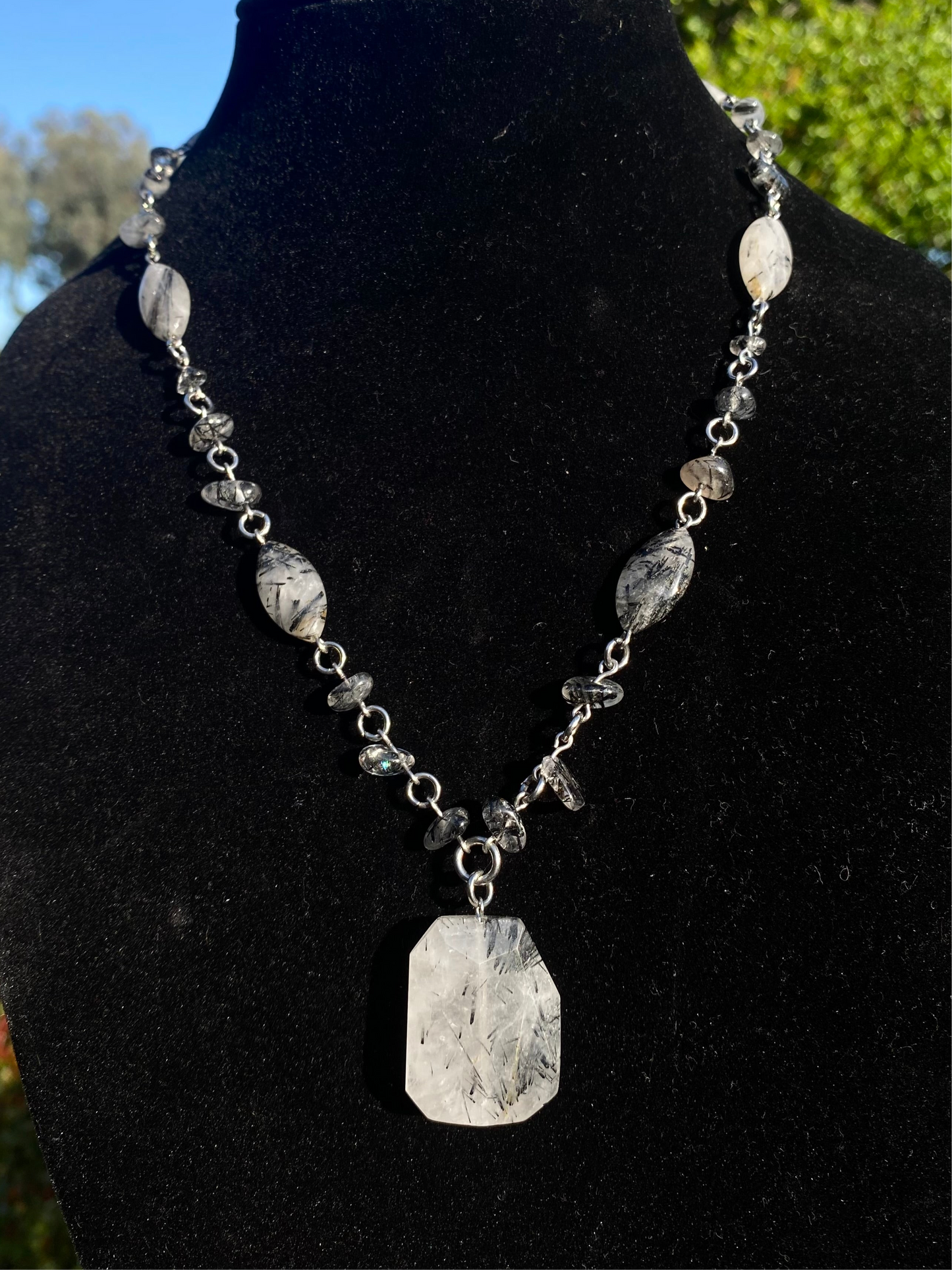 Tourmalated Quartz Necklace
