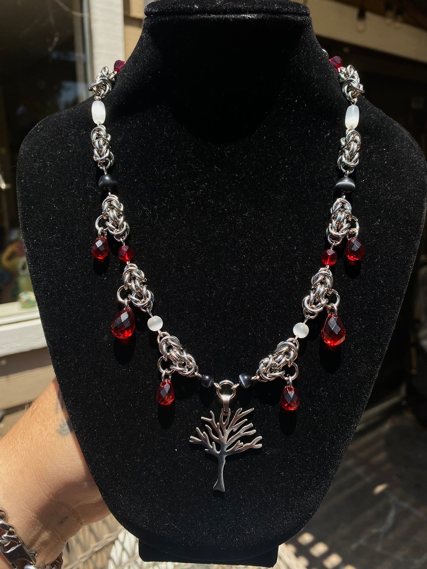 ‘Members Only Vol.4’ Xxxtentacion Inspired Chainmail & Beaded Necklace