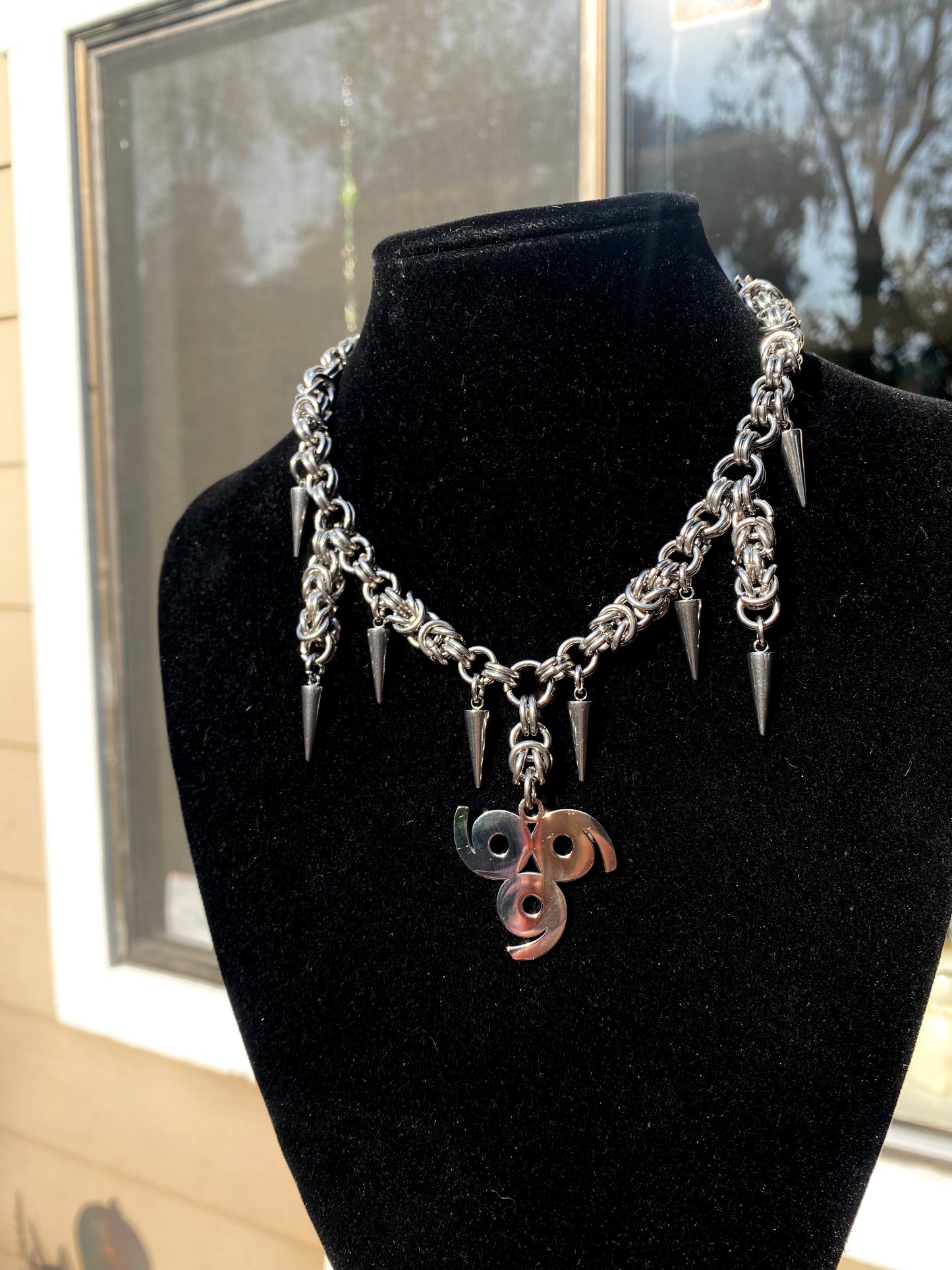 Juice Wrld Inspired (1 of 2)999 Chainmaile Layered Necklace