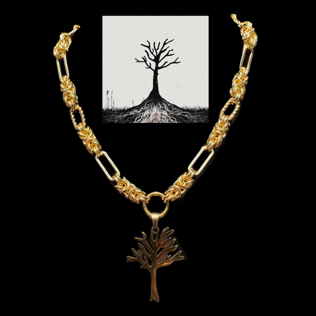 ‘Tree of Life’ Xxxtentacion Inspired Chainmail Necklace