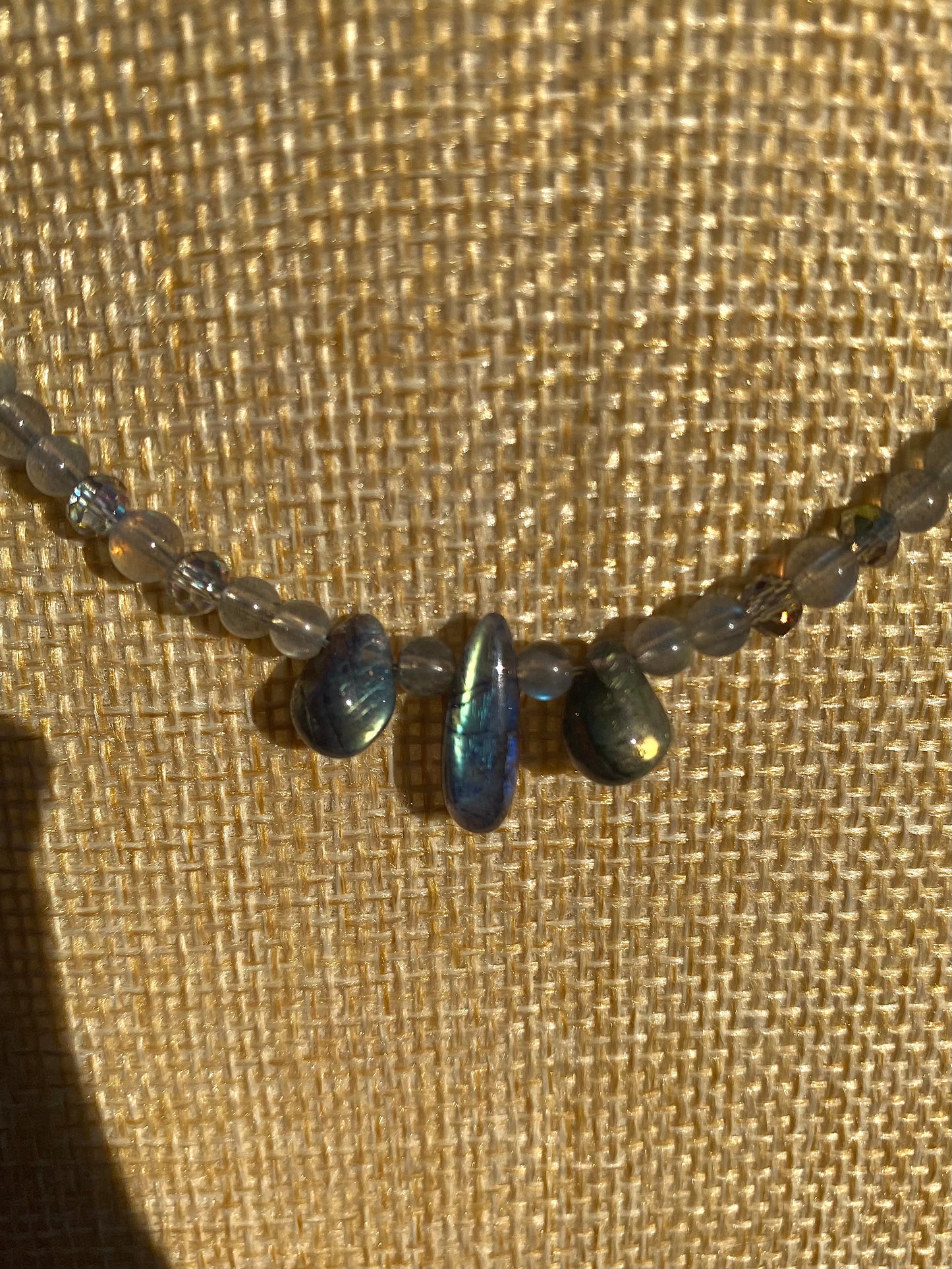 Labradorite & Moonstone Simple Choker