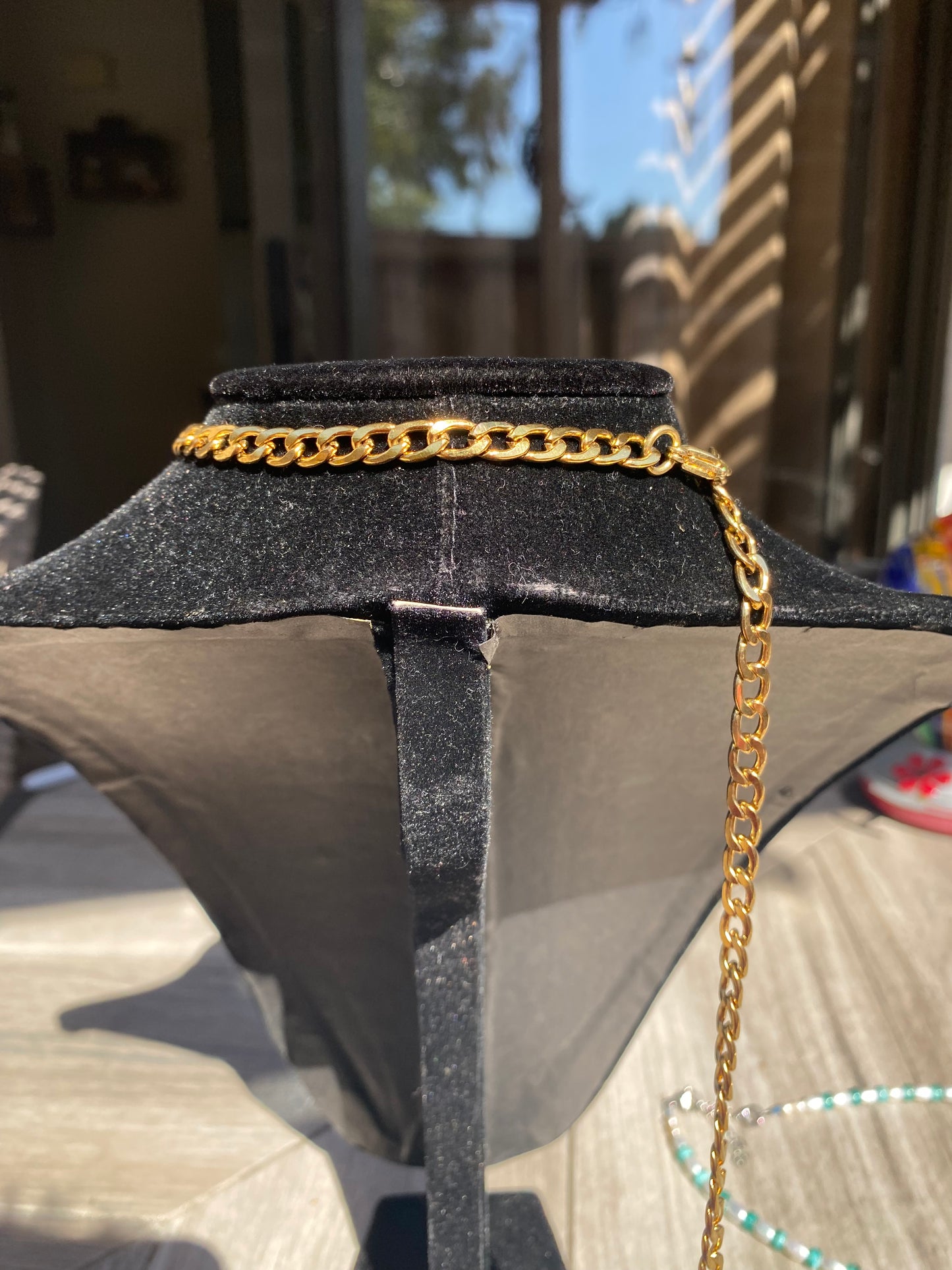 24k Gold Plated Stainless Steel Chainmaille Watch Choker/Necklace