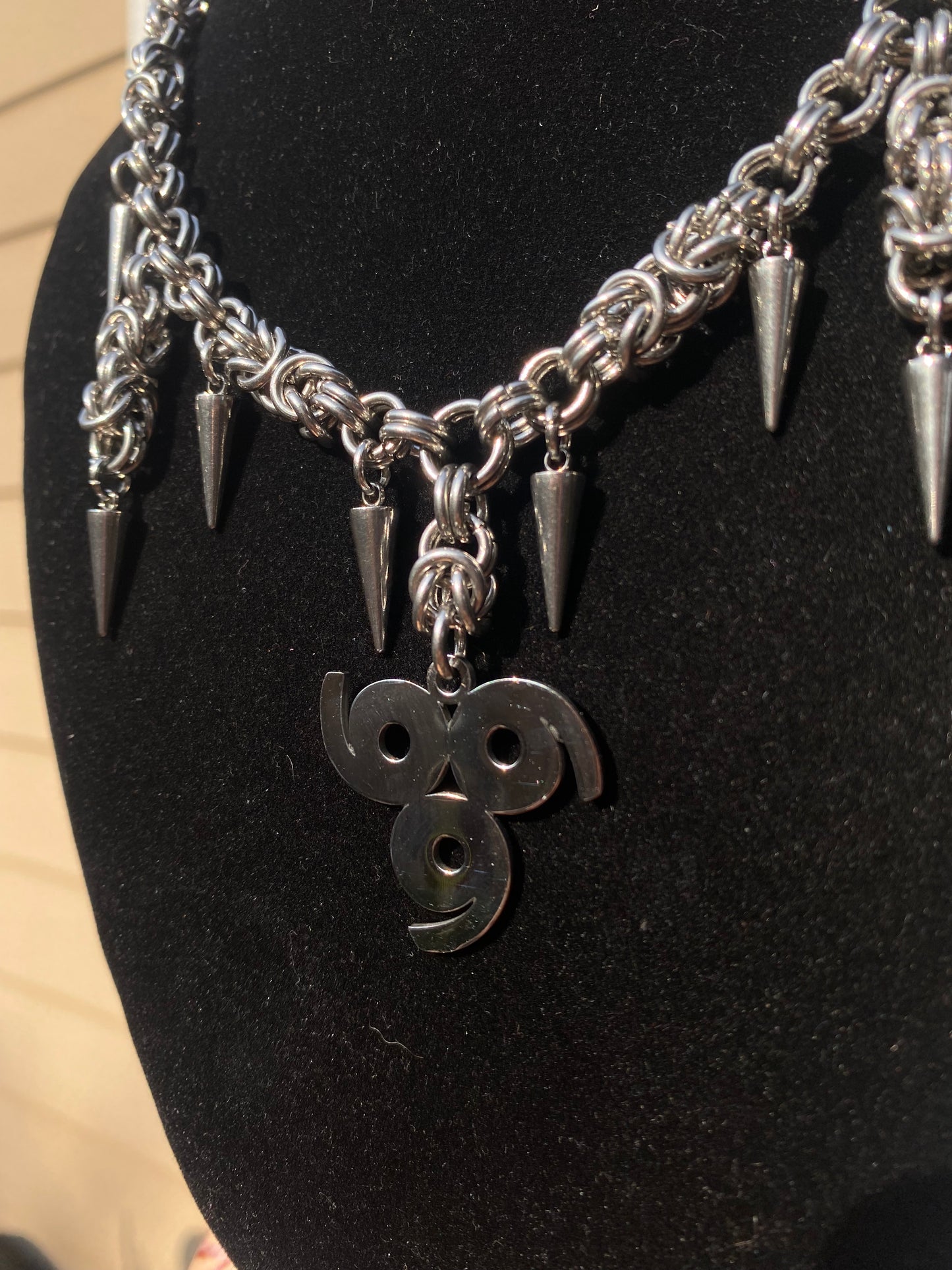 Juice Wrld Inspired (1 of 2)999 Chainmaile Layered Necklace