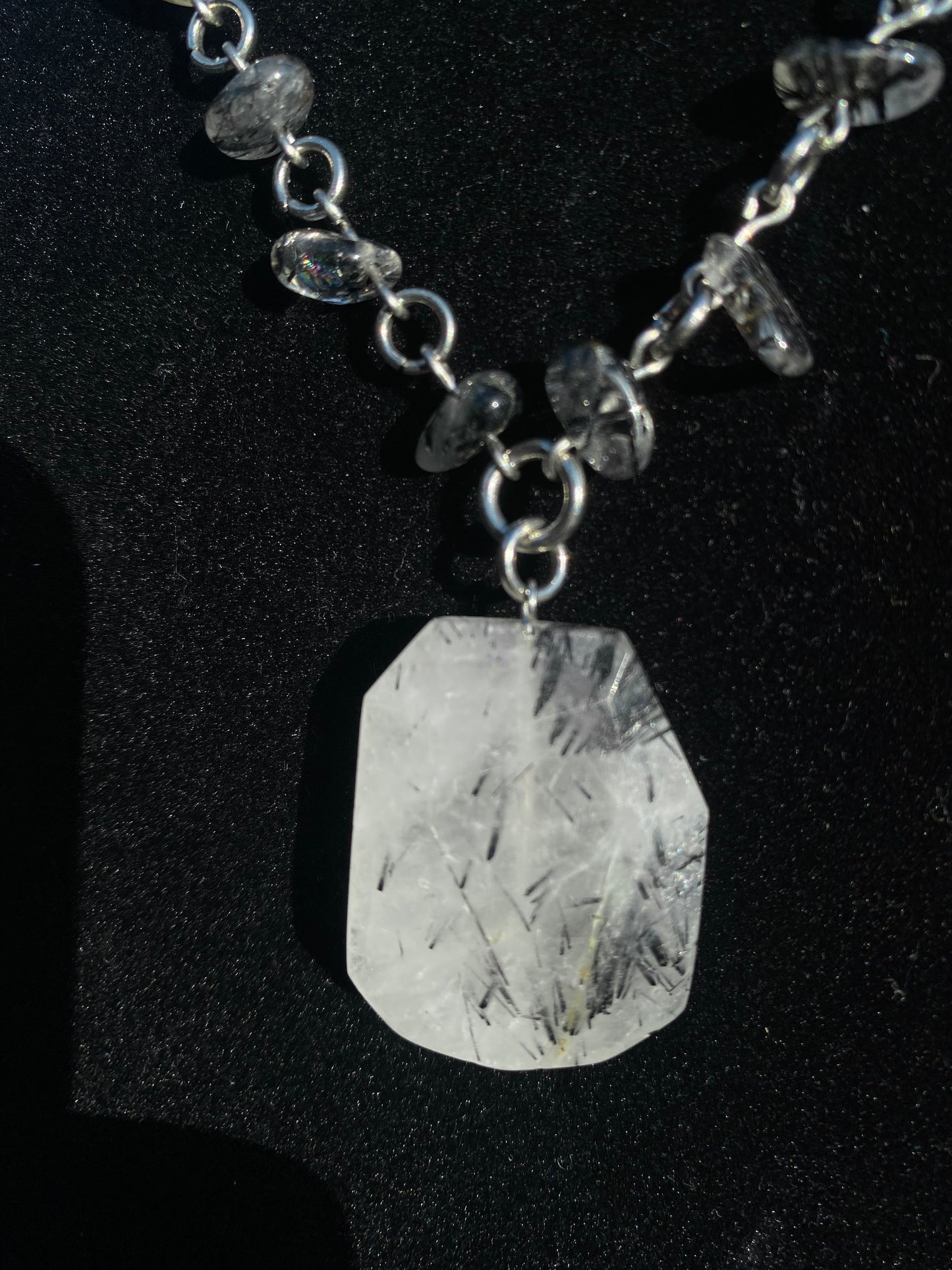 Tourmalated Quartz Necklace