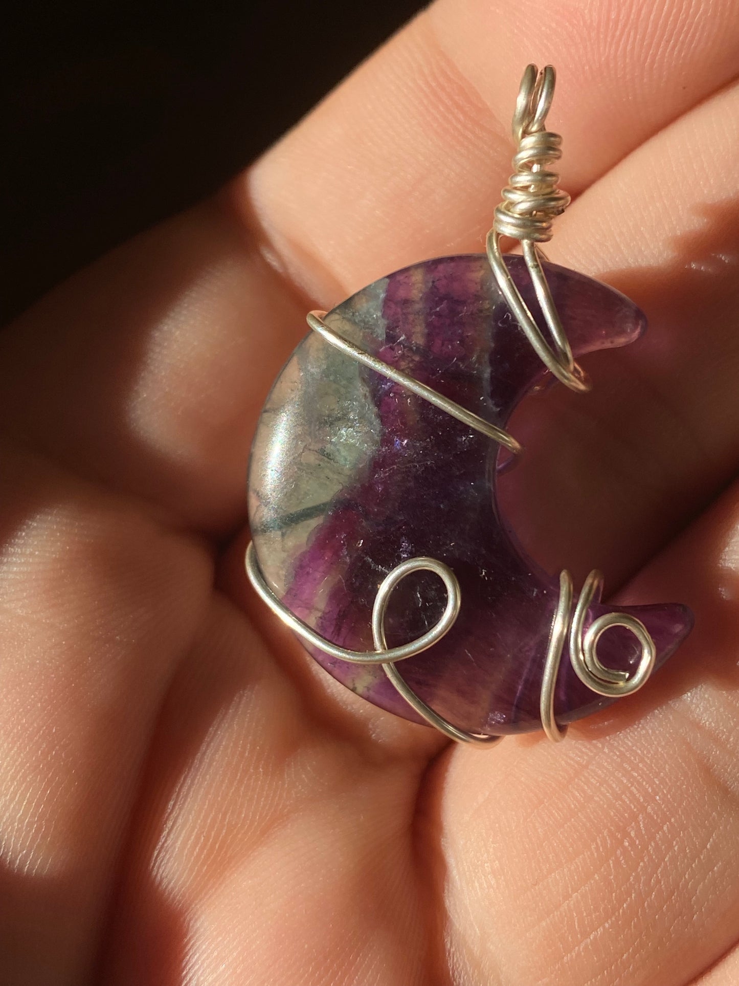 Crystal Wire Wrapped Pendants
