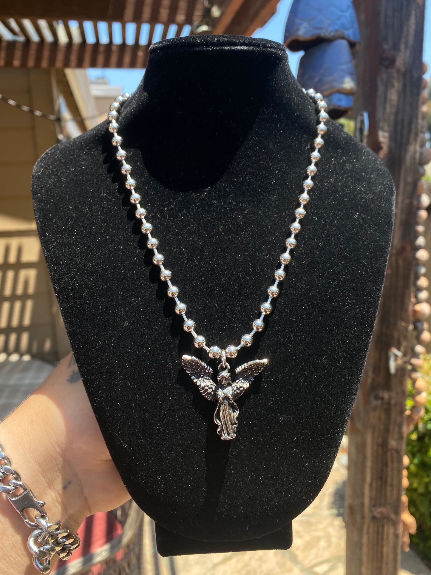‘WingRiddenAngel’ Xxxtentacion Inspired Ball Chain Necklace