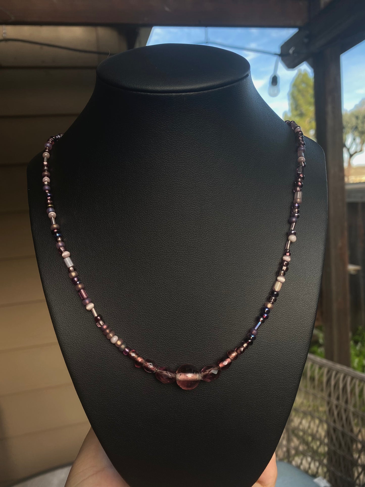 Simple Purple Necklace