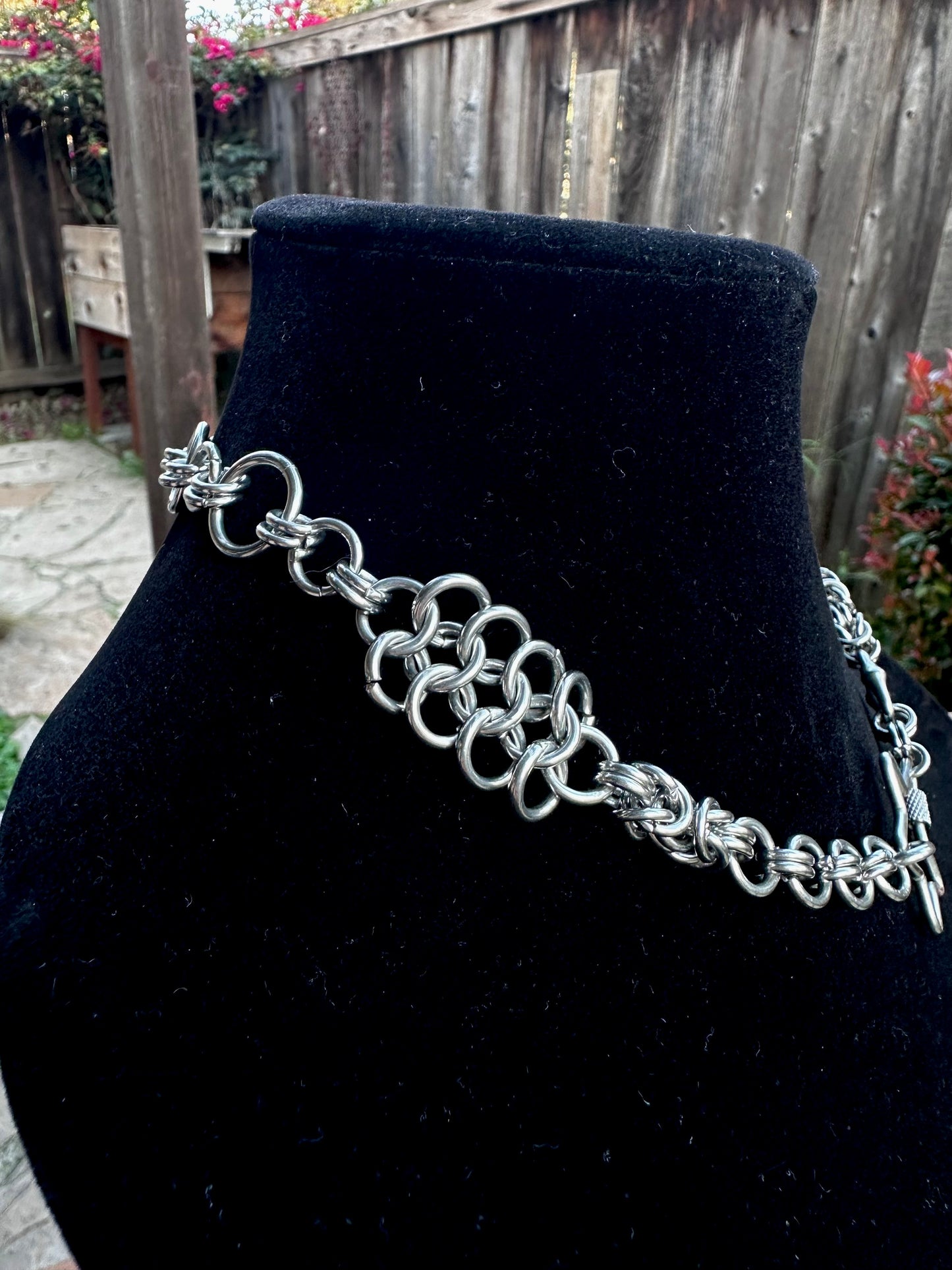 Star Carabiner Stainless Steel Chainmaille