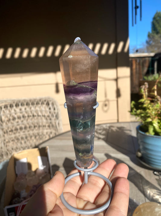 Rainbow Fluorite Wand