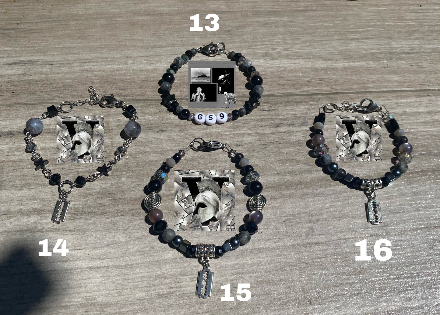 Various $uicideBoys Inspired Bracelets