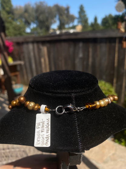 Brown Fresh Water Pearl Necklace