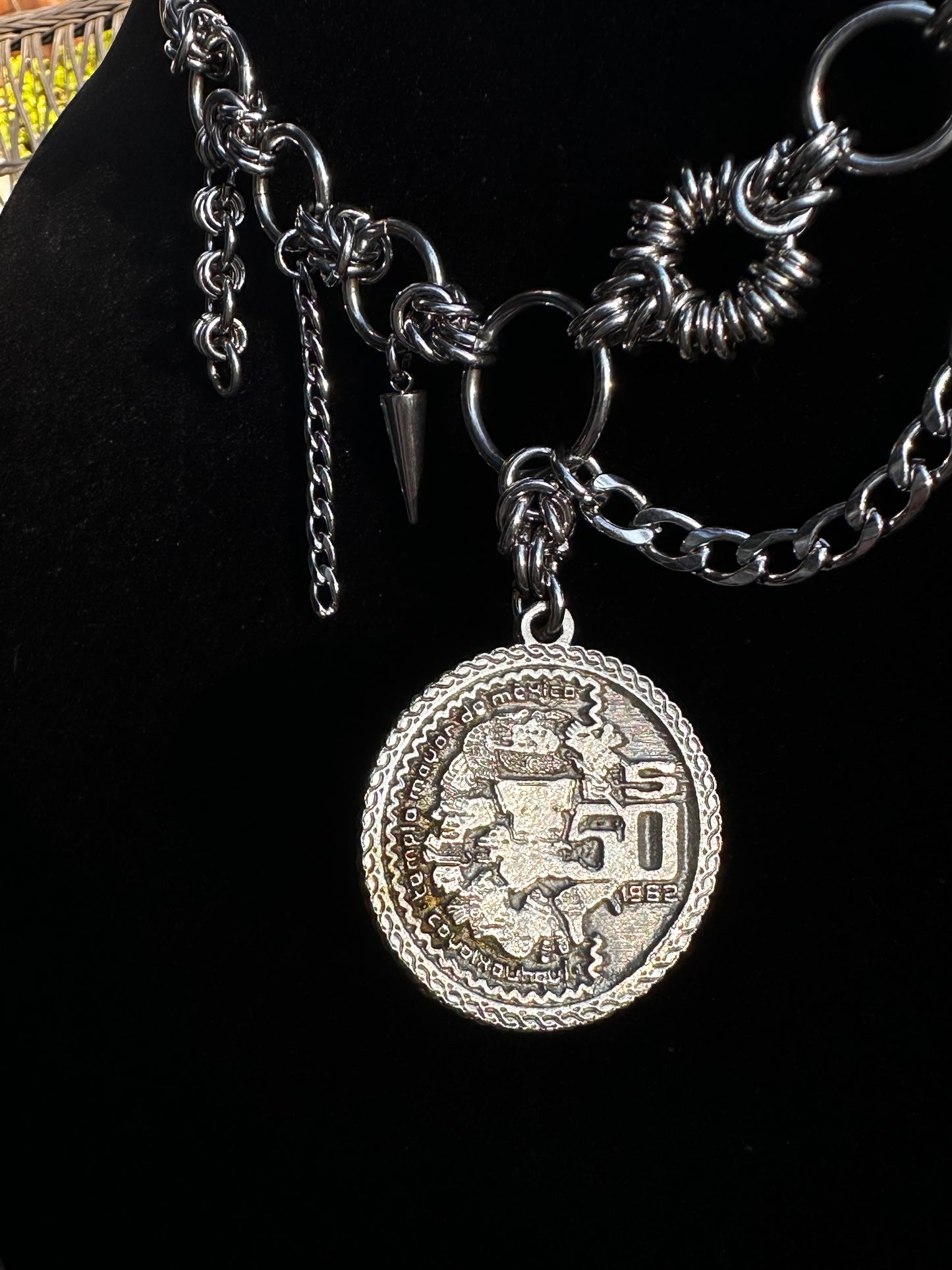 Durango Scorpion Asymmetrical Chainmaile Necklace