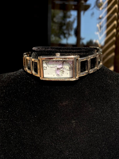 Silver Avon Watch Choker