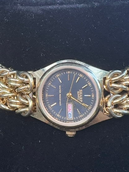 24k Gold Plated Stainless Steel Chainmaille Watch Choker/Necklace