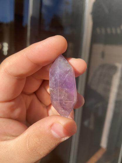 Double Point Small Amethyst