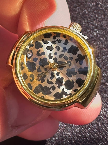 Cheetah Gold Ring Watch