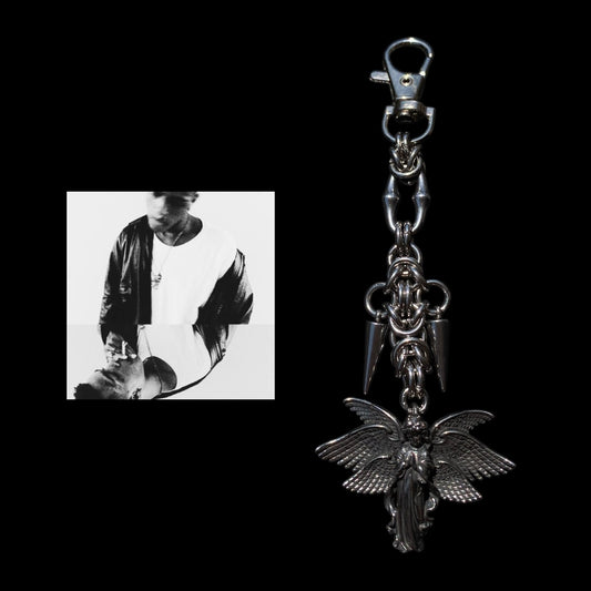 ‘WingRiddenAngel’ Xxxtentacion Inspired Chainmail Keychain