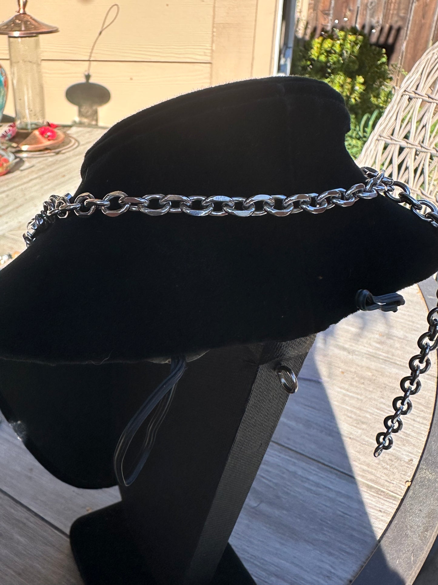 Stainless Steel Watch Angel Chainmaille Choker & Necklace