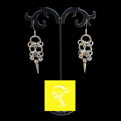 ‘Looking For A Star’ Xxxtentacion Inspired Chainmail Earrings