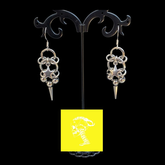 ‘Looking For A Star’ Xxxtentacion Inspired Chainmail Earrings