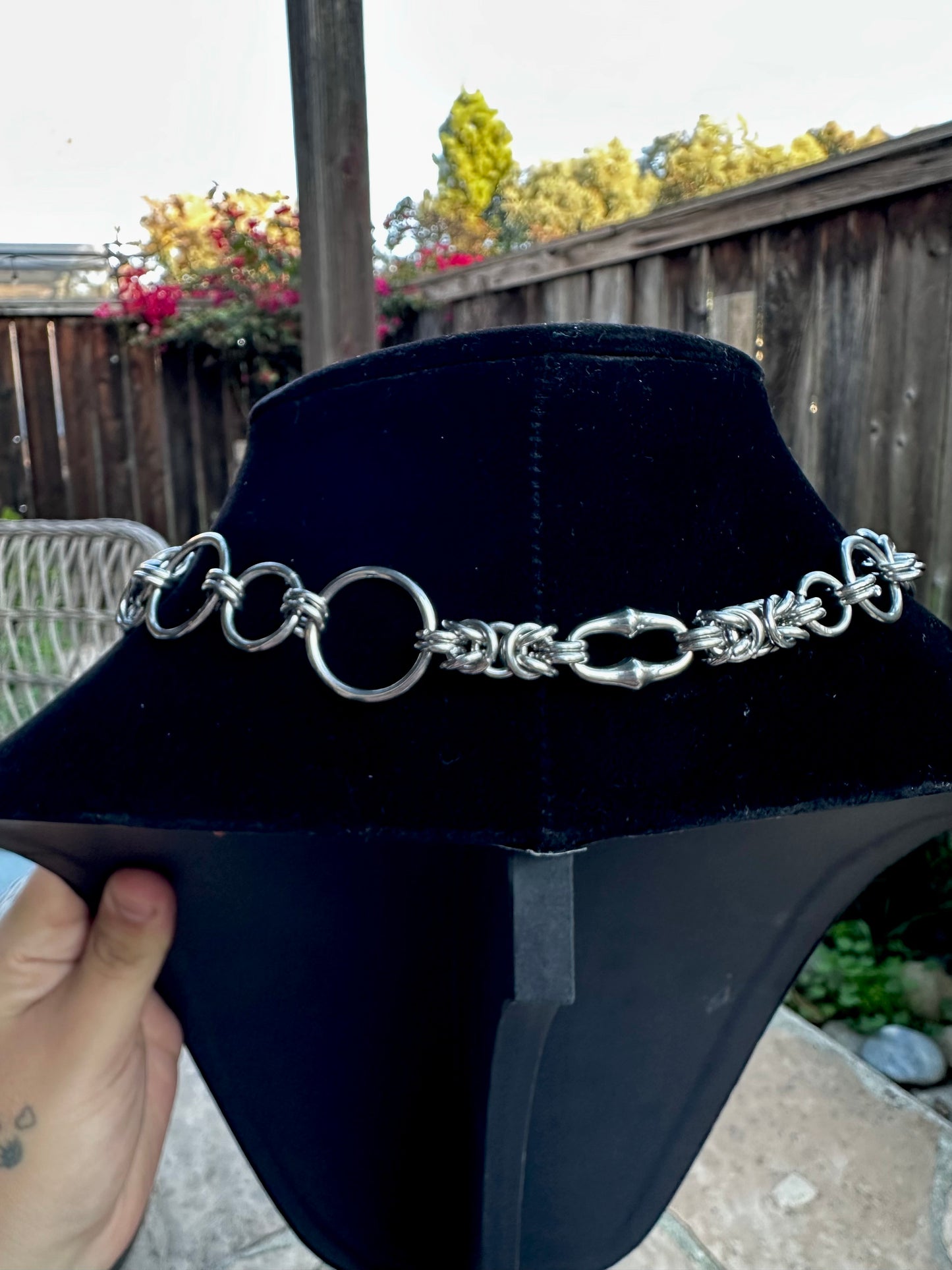 Star Carabiner Stainless Steel Chainmaille