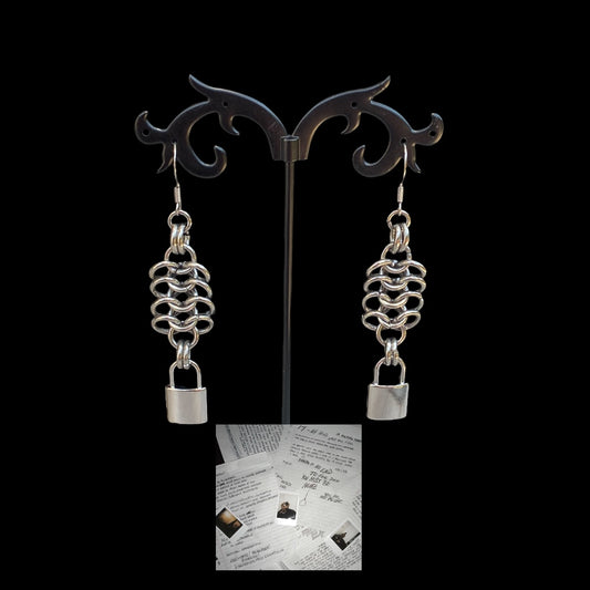 ‘17’ Xxxtentacion Inspired Chainmail Earrings