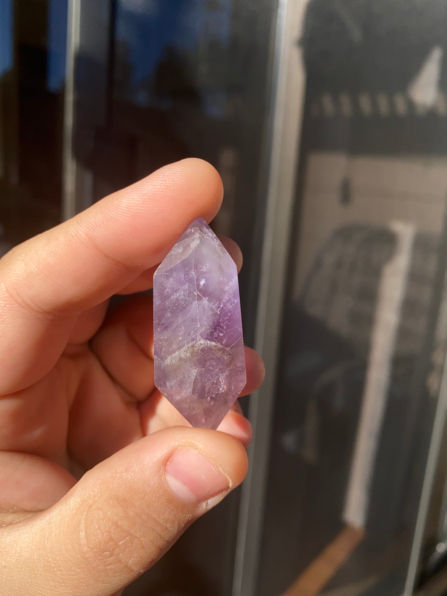 Double Point Small Amethyst