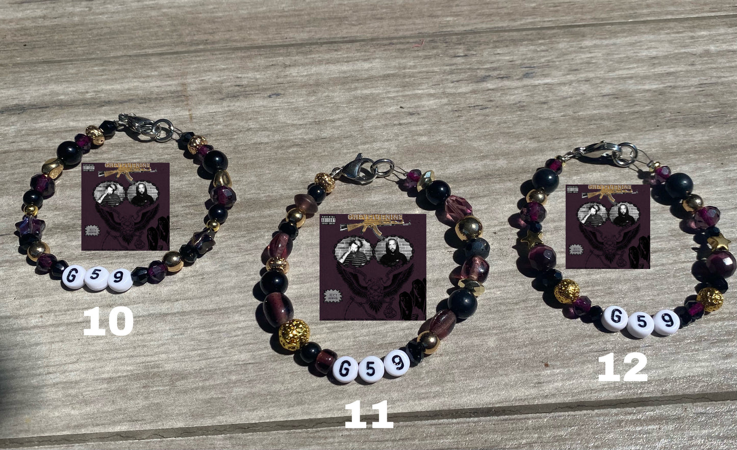 Various $uicideBoys Inspired Bracelets