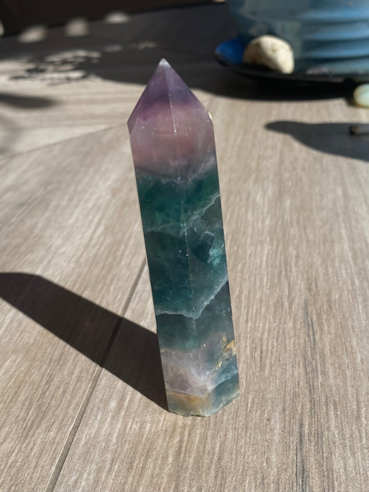 Rainbow Fluorite Tower