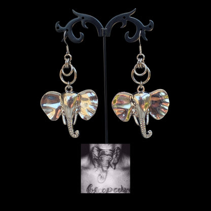 ‘Elephant In The Room’ Xxxtentacion Inspired Chainmail Earrings