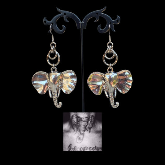 ‘Elephant In The Room’ Xxxtentacion Inspired Chainmail Earrings