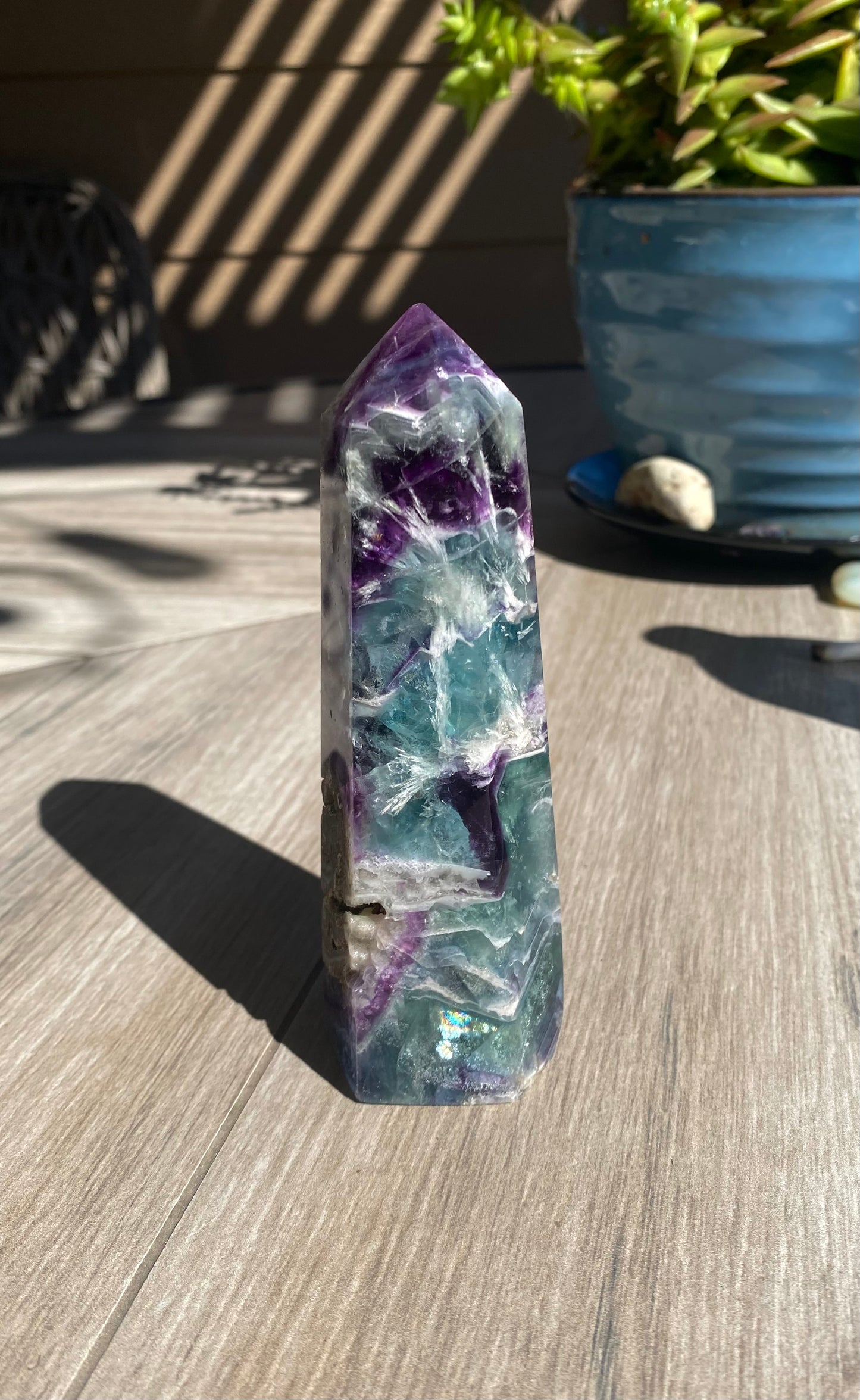 Rainbow Fluorite Tower