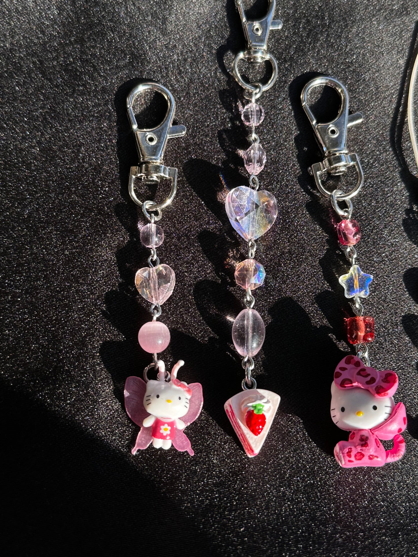 Pink & Hello Kitty Handmade Keychains & Phonecharm