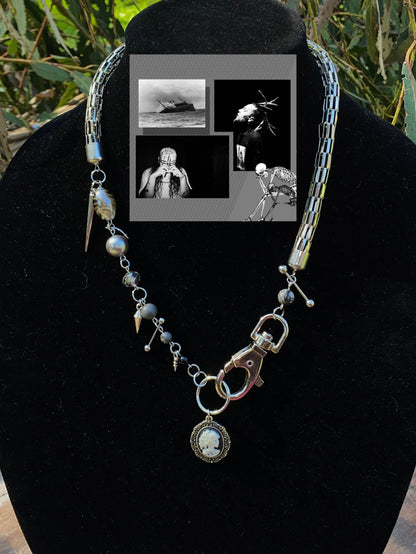 ‘ Eternal Grey ‘ $uicideboy$ Inspired Necklace