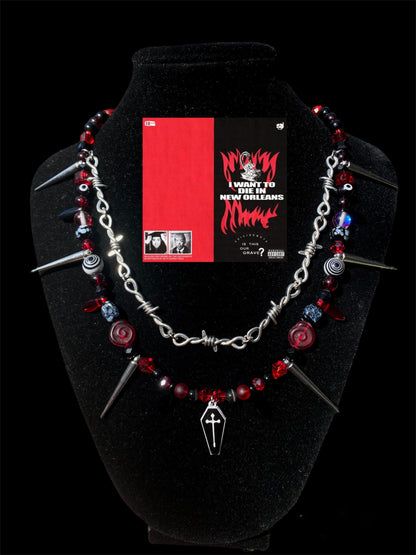 ‘ I Want To Die In New Orleans ‘ $ucideboy$ Inspired Necklace