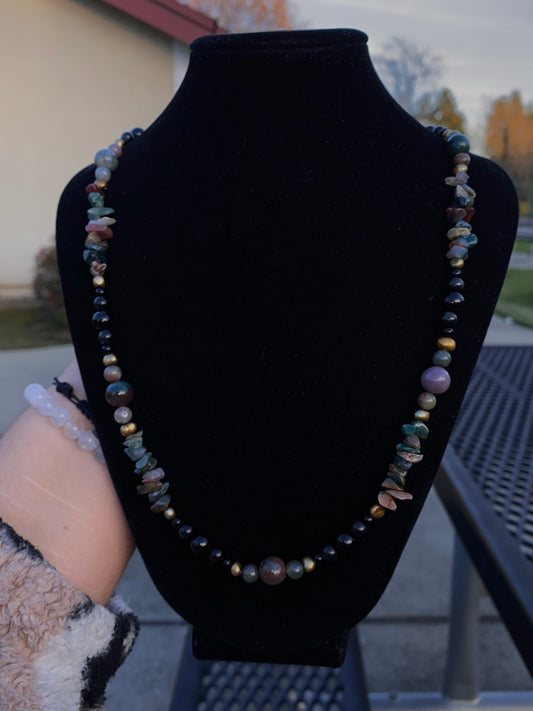 Long Jade Necklace