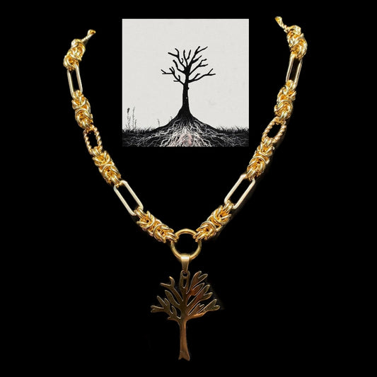 ‘Tree of Life’ Xxxtentacion Inspired Chainmail Necklace