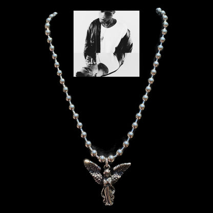 ‘WingRiddenAngel’ Xxxtentacion Inspired Ball Chain Necklace