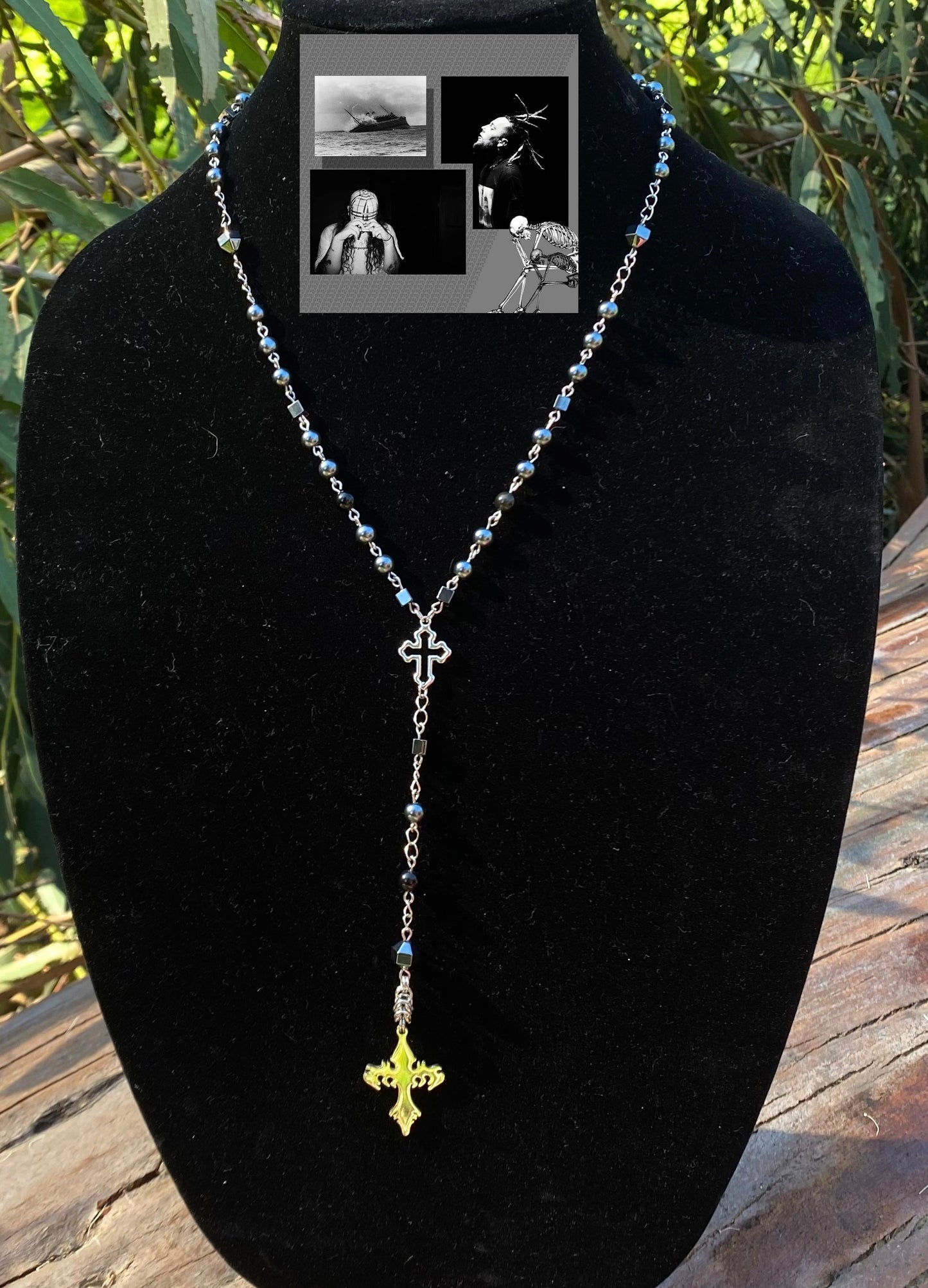 ‘ Eternal Grey ‘ $uicideboy$ Inspired Rosary