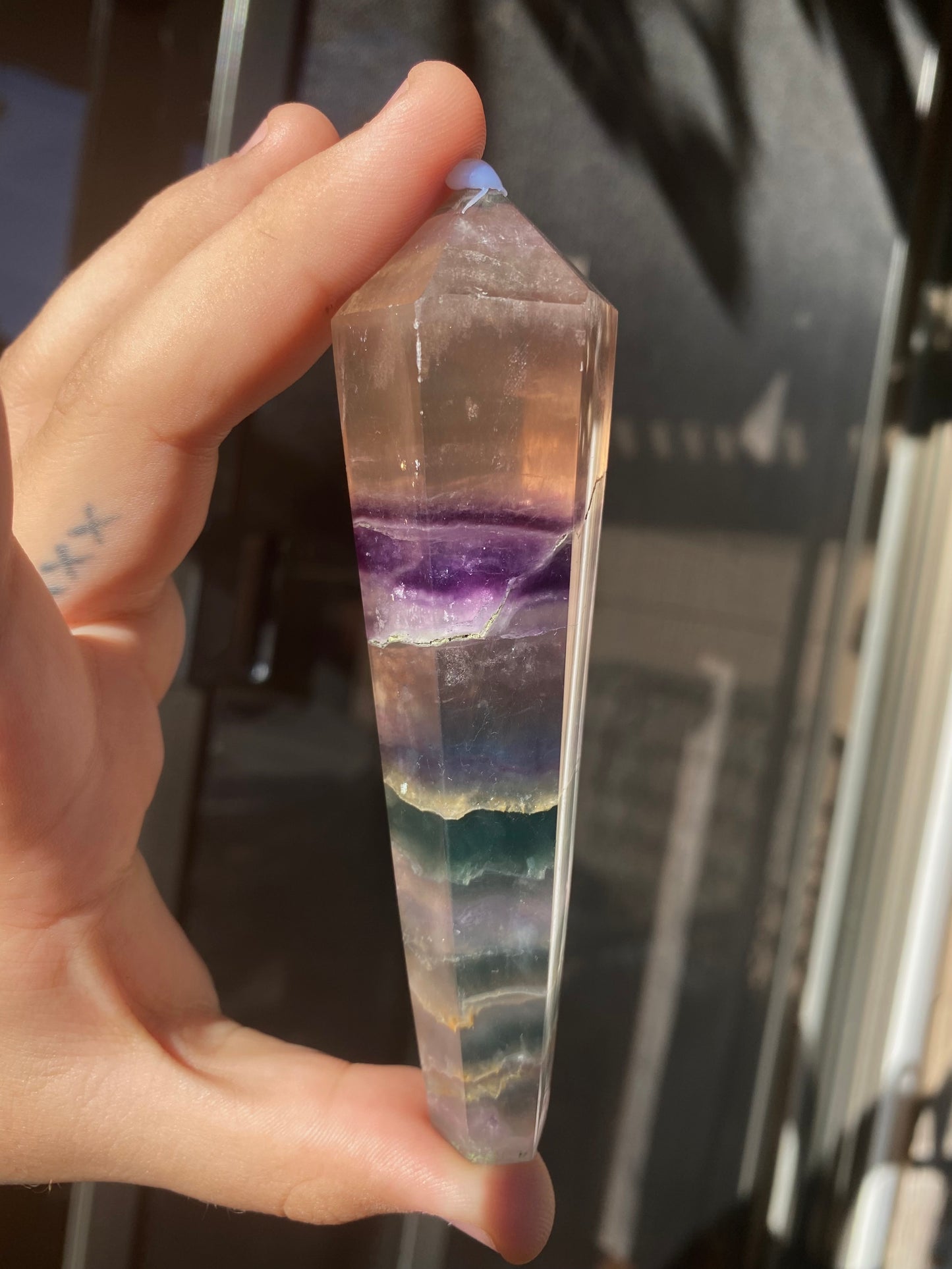 Rainbow Fluorite Wand
