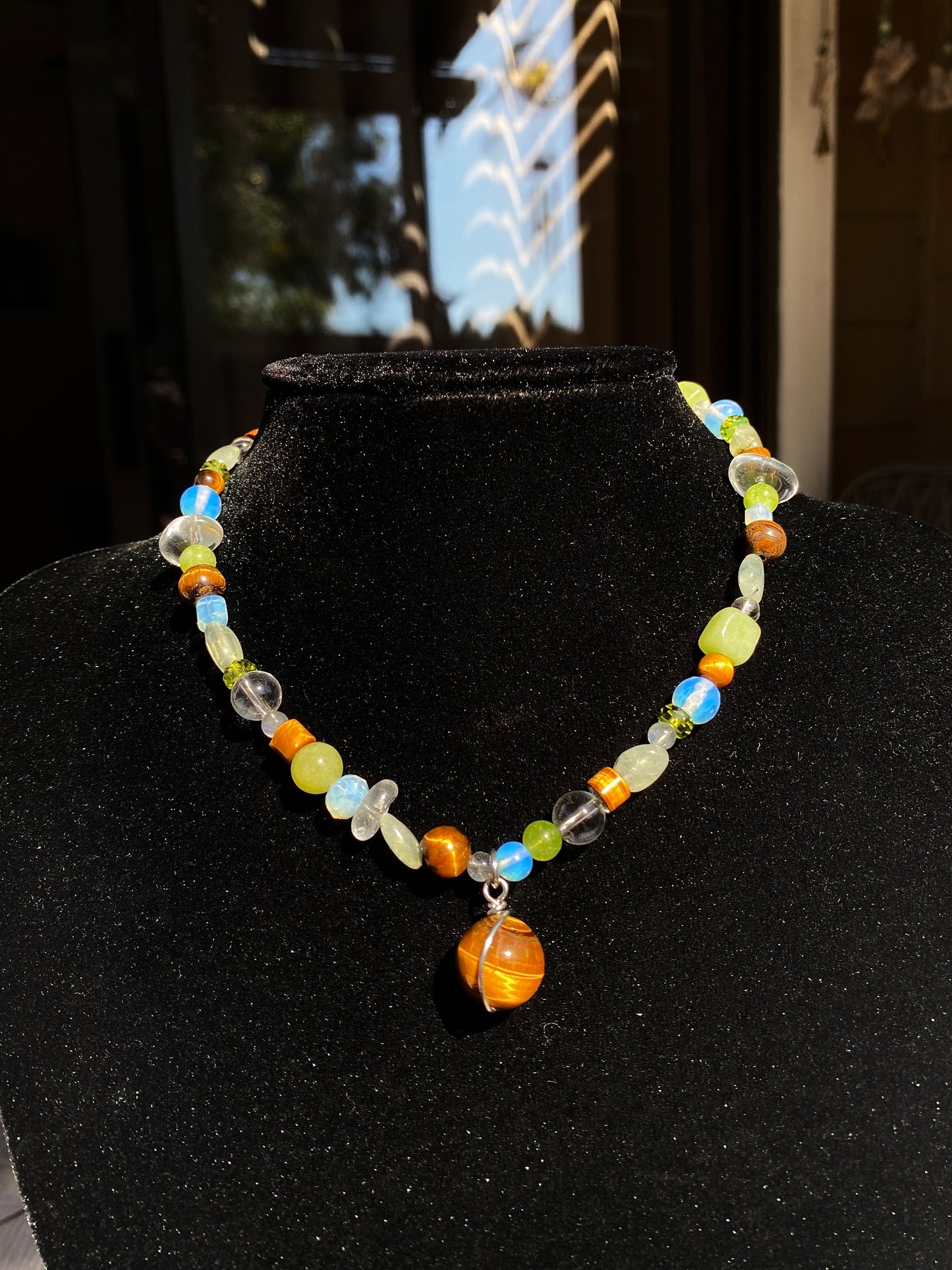 Asymmetrical Multi Crystal Fairycore Choker/ Necklace